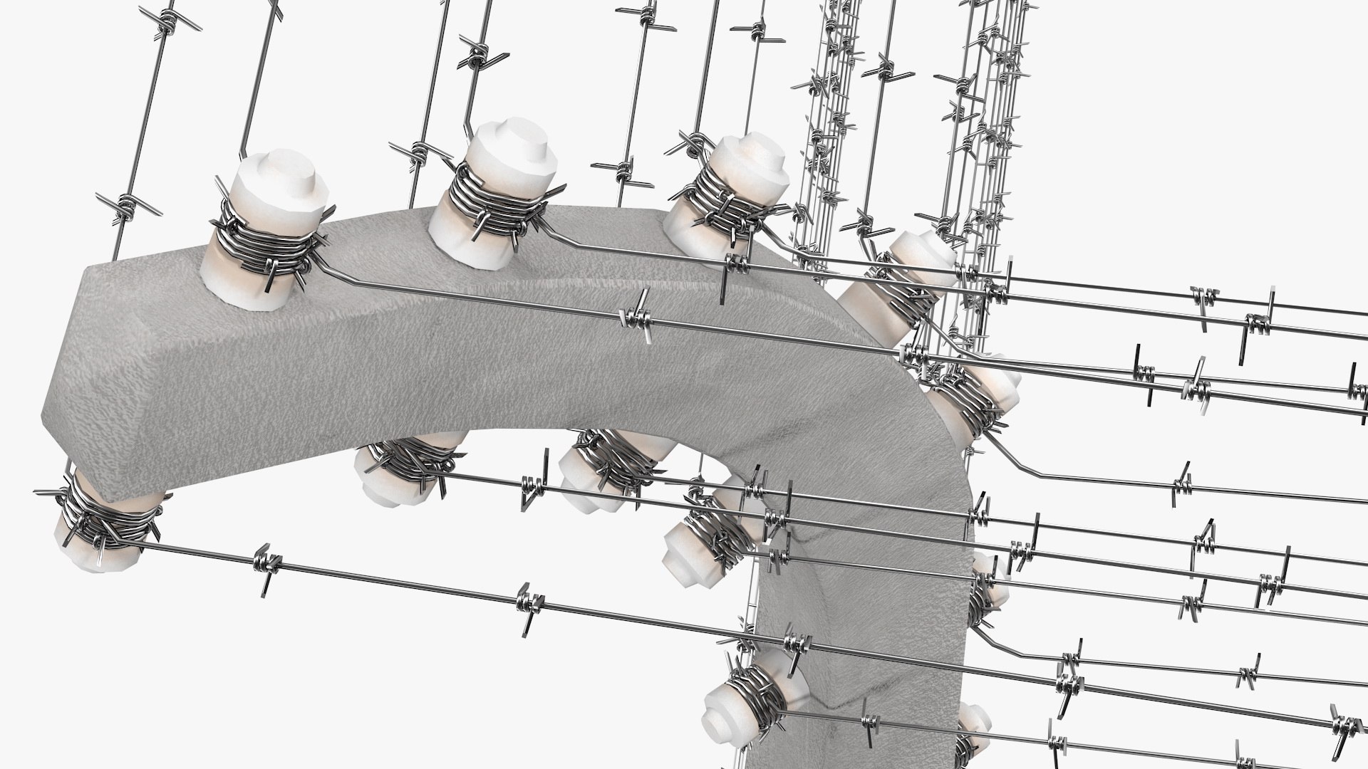 electric barbed wire fences 3D https://p.turbosquid.com/ts-thumb/kF/63YkGR/1engDWGs/electricbarbedwirefencessectionscollectionmb3dmodel034/jpg/1594897572/1920x1080/fit_q87/5be3b5767c07eab5b01b4ea42851b0d403239892/electricbarbedwirefencessectionscollectionmb3dmodel034.jpg