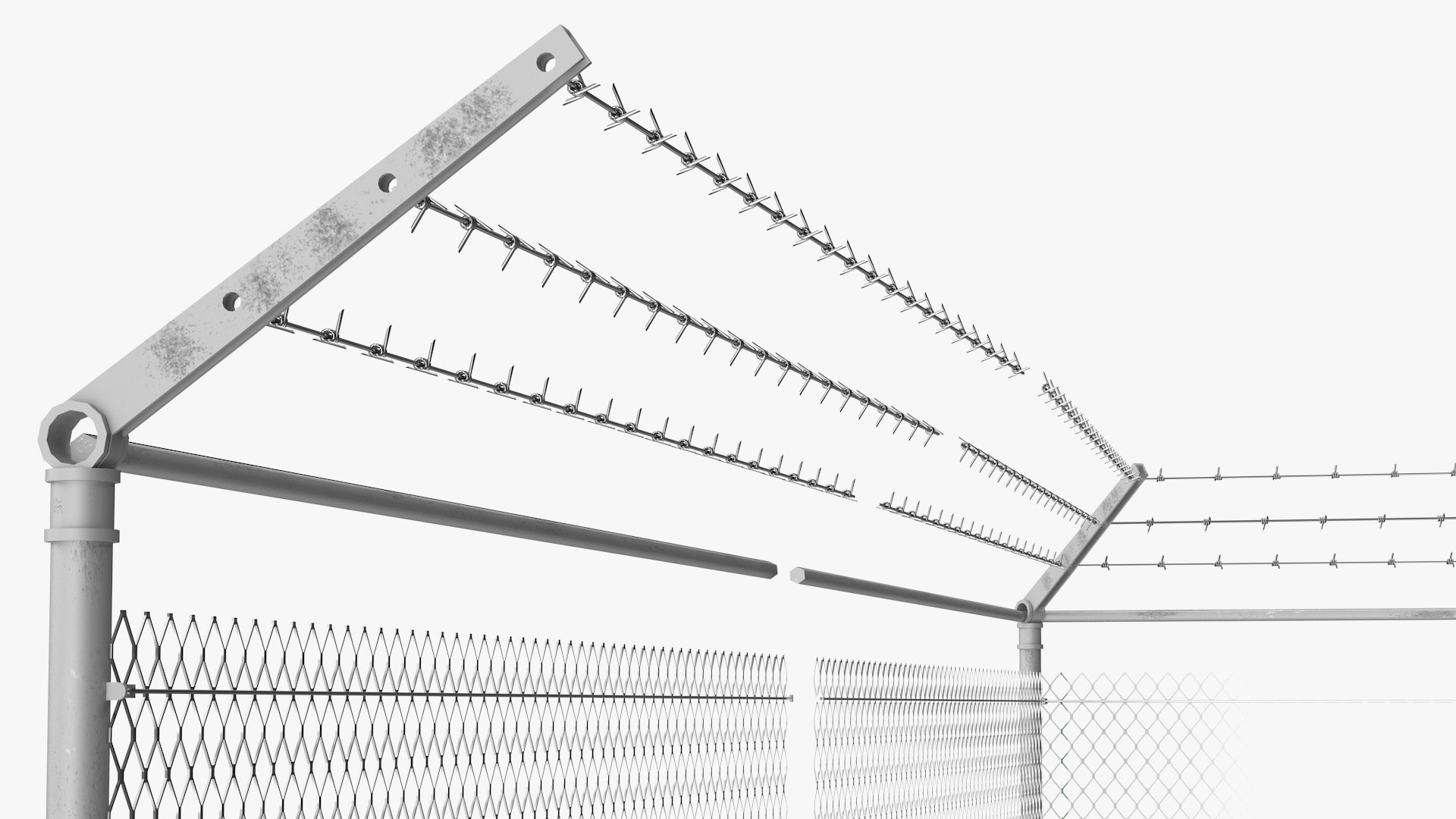 electric barbed wire fences 3D https://p.turbosquid.com/ts-thumb/kF/63YkGR/SeowIkHQ/electricbarbedwirefencessectionscollectionmb3dmodel021/jpg/1594897542/1920x1080/fit_q87/6ebf389b51490ca32d89374e957036aeaccb0990/electricbarbedwirefencessectionscollectionmb3dmodel021.jpg