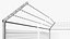 electric barbed wire fences 3D
