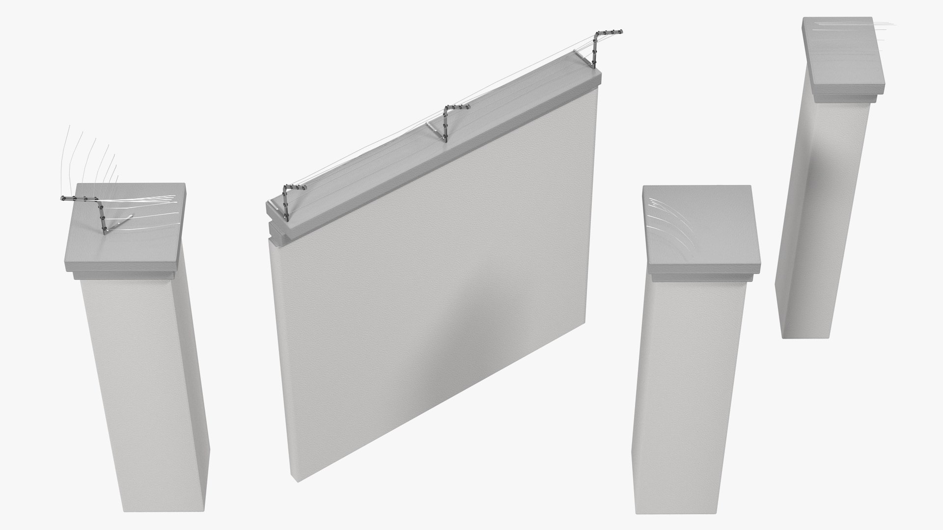 electric barbed wire fences 3D https://p.turbosquid.com/ts-thumb/kF/63YkGR/ag5eIwUK/electricbarbedwirefencessectionscollectionmb3dmodel012/jpg/1594897522/1920x1080/fit_q87/ff2d3117902d76b729cd8b11960e8d371aa1af64/electricbarbedwirefencessectionscollectionmb3dmodel012.jpg