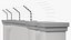 electric barbed wire fences 3D