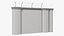electric barbed wire fences 3D