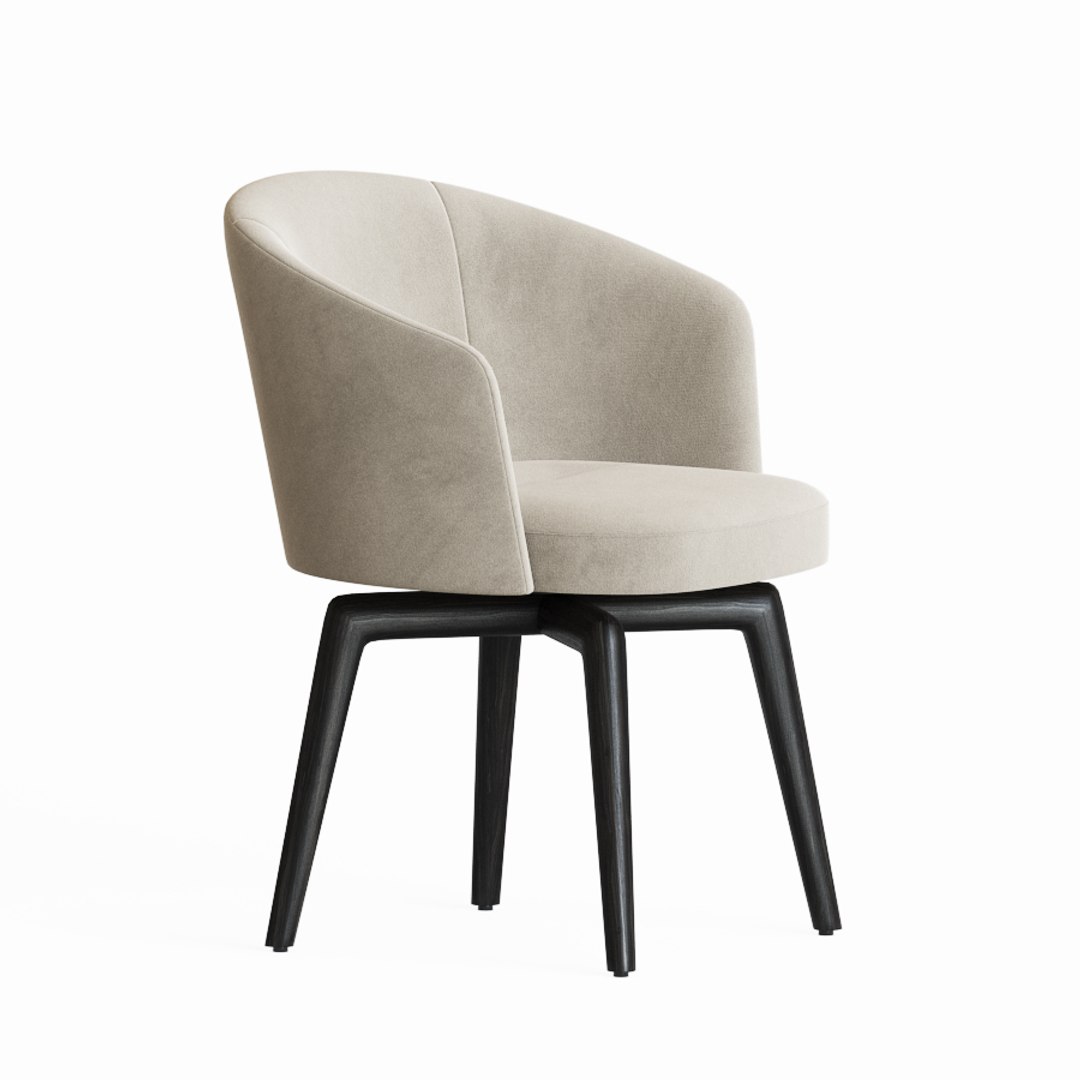 3D Minotti Amelie Dining Chair Model - TurboSquid 1627746