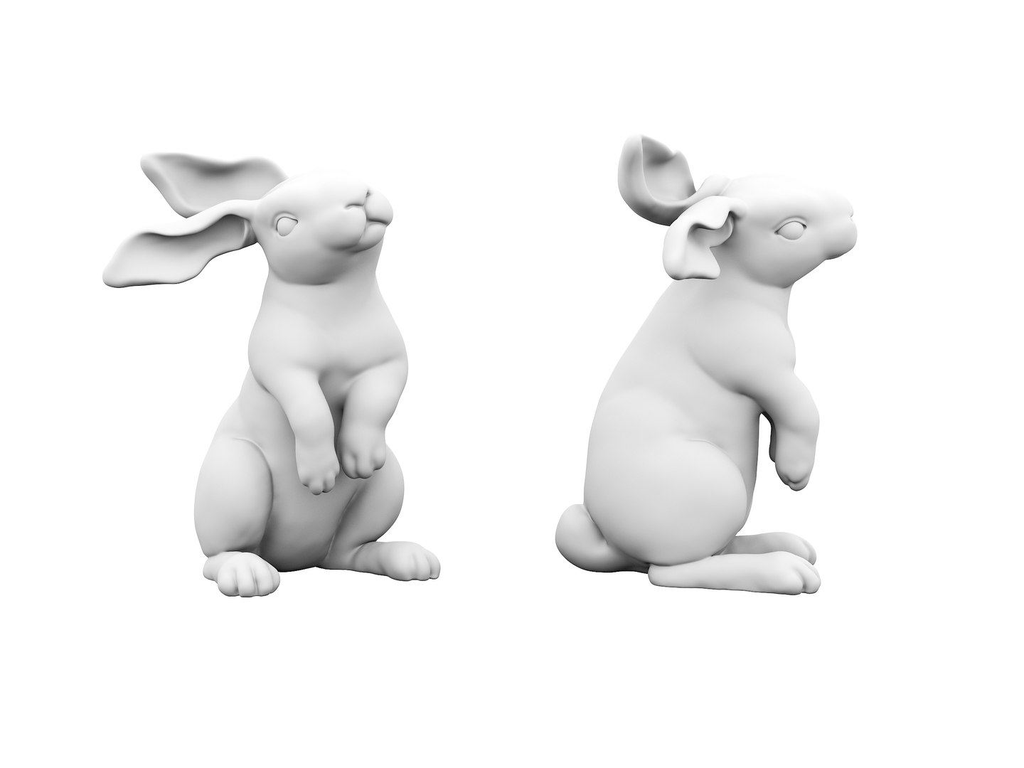 Rabbit 3D Print Model 3D - TurboSquid 2286355