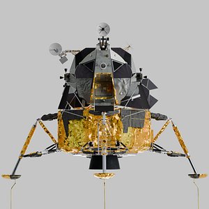 Apollo Spacecraft Command Service Module CSM 3D