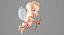 Cupidon Baby Boy Rigged Character