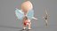 Cupidon Baby Boy Rigged Character