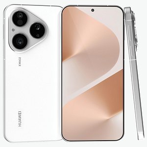 Huawei Pura 80 Velvet White 3D model