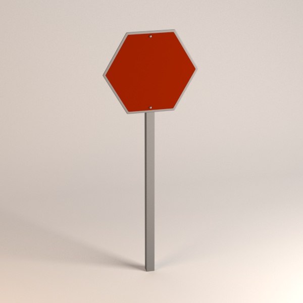 maya traffic sign