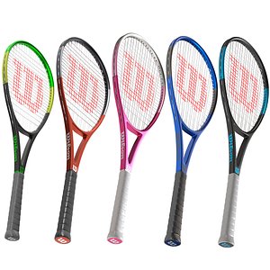 3D Squash racket collection model