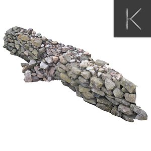 dry stone wall model