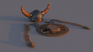 3D model vikings collection