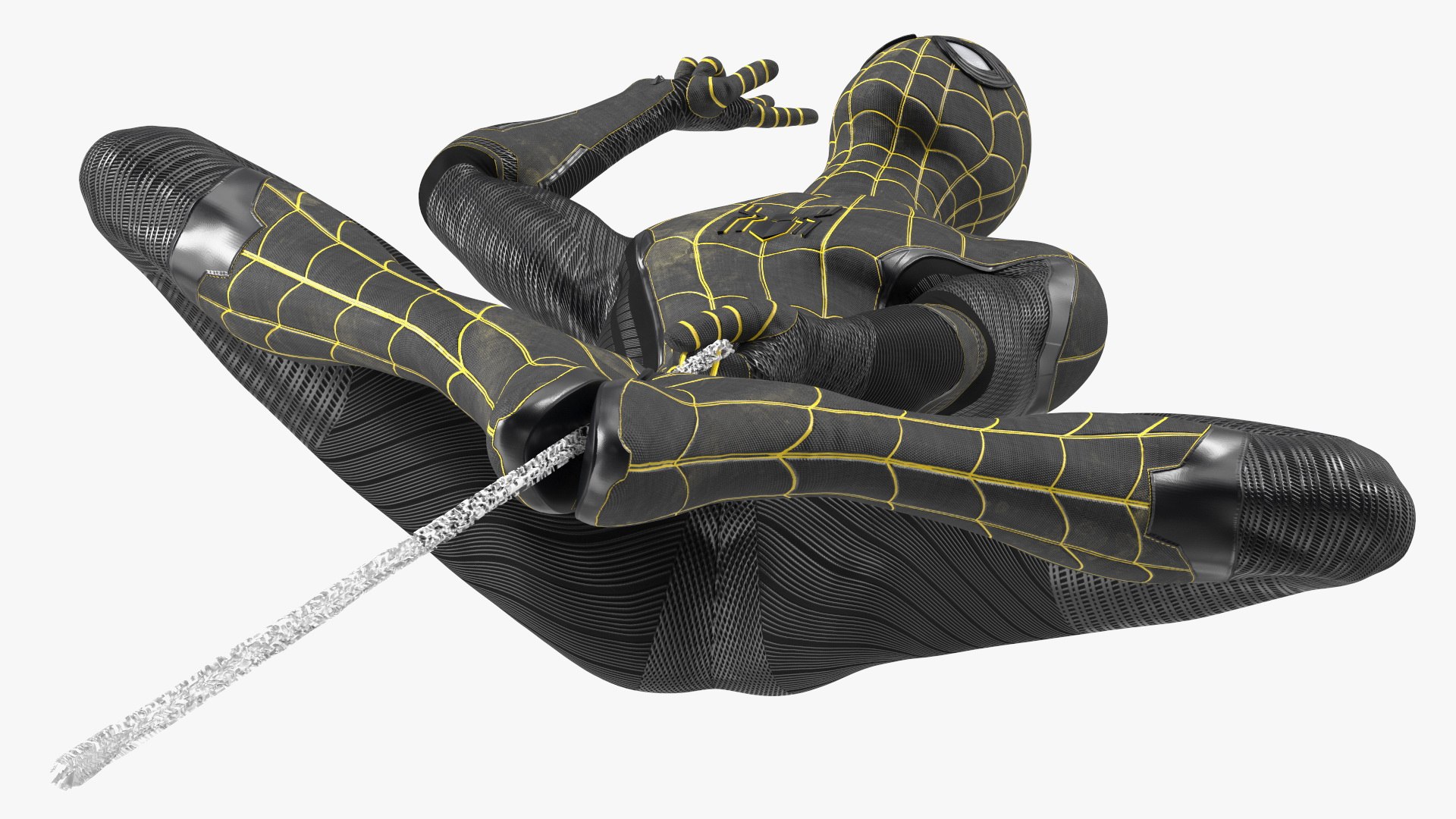 Spiderman Black Suit Hanging Pose 3D model - TurboSquid 2091914