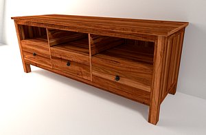 sideboard solid wood 3d model