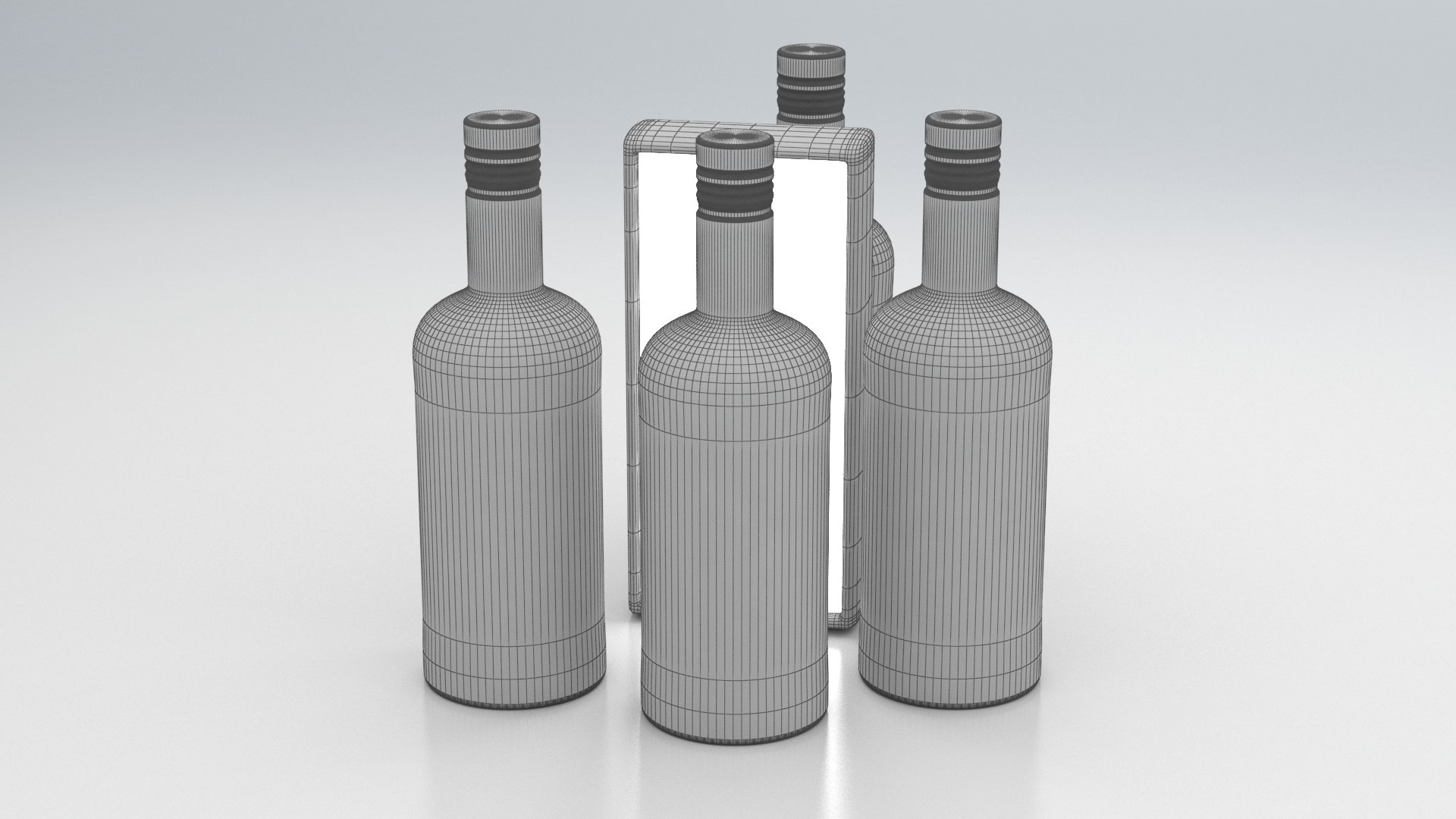 Alcohol bottle rum 3D model - TurboSquid 1502444