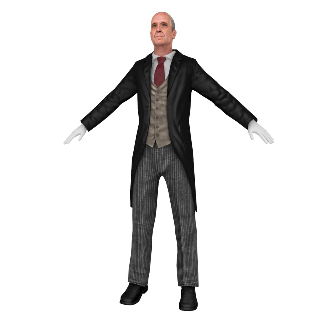Butler 3D Model - TurboSquid 1289198