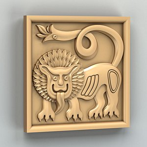 Square rosette 021 3D model