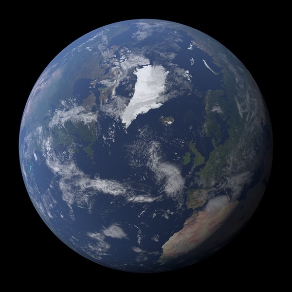 3D realistic earth model - TurboSquid 1392675