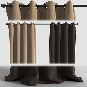Curtains with eyelets