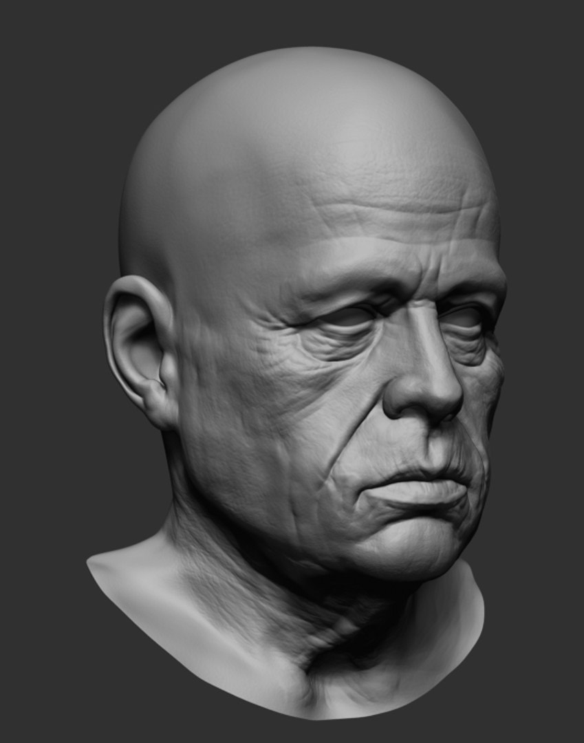 old man 3d model