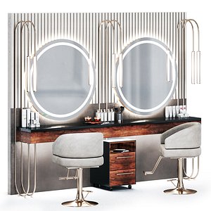 Beauty salons And cosmetics showcase