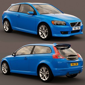 volvo c30 t5 2012 3D