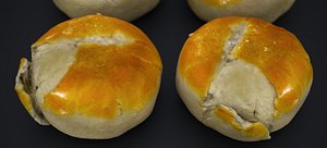 3D EGG MOON CAKE 2024