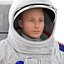 Astronaut NASA Wearing Spacesuit A7L Rigged per Maya