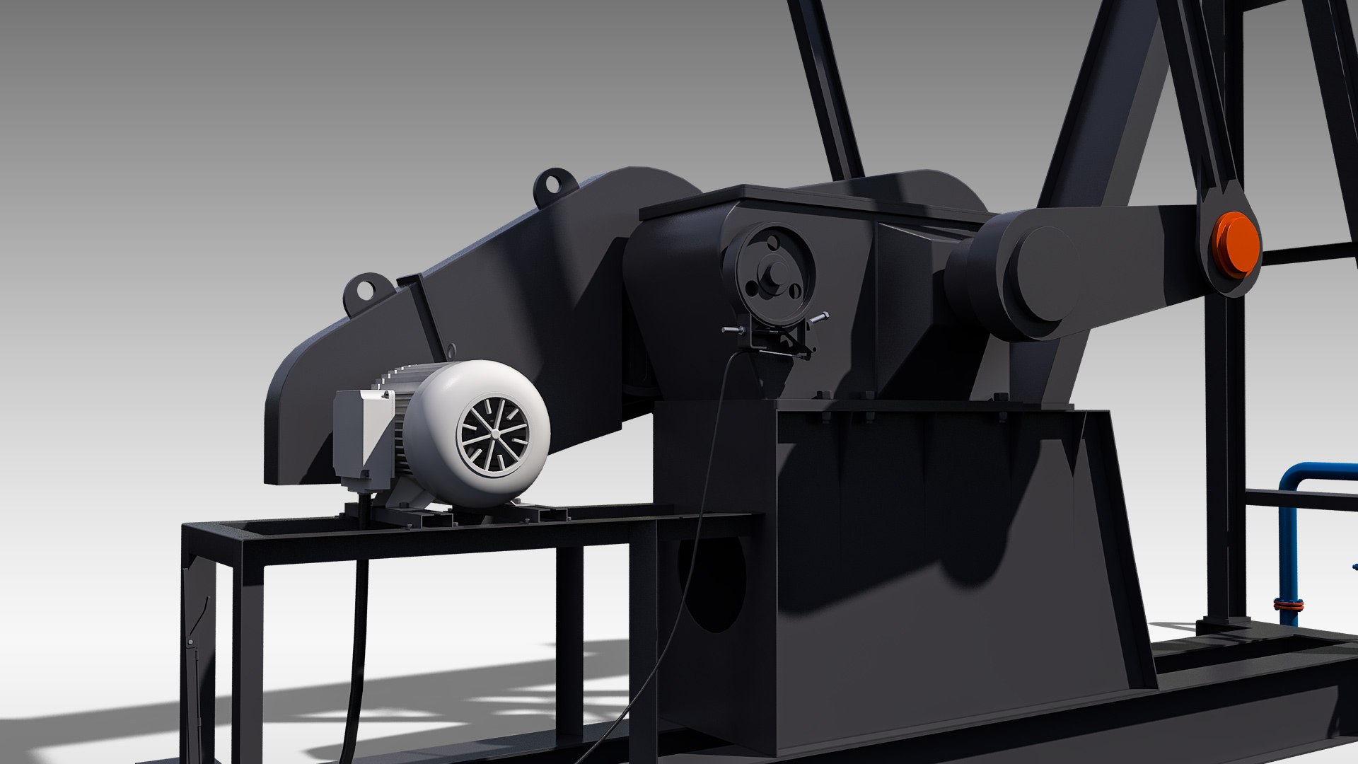 3D beam balanced pumpjack TurboSquid 1675904