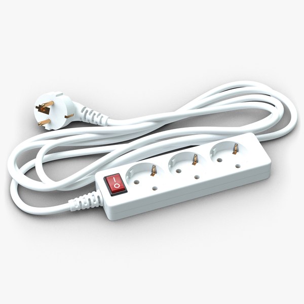 Power plug 3D model - TurboSquid 1331210