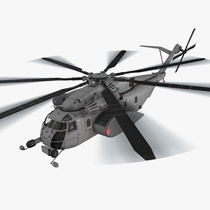 MH-53E Sea Dragon Blank Livery Complex Animation --257--