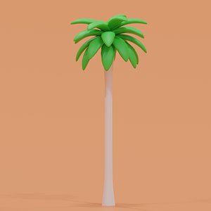 Cartoon Palm Tree model