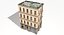 Apartment Building 19 Low Poly
