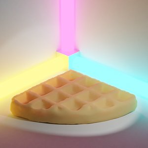 food waffle 3D