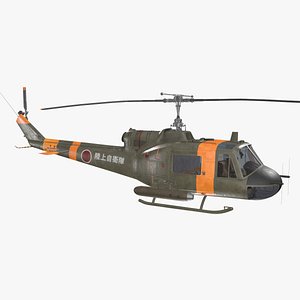 Bell UH-1B JGSDF Basic Animation --311--