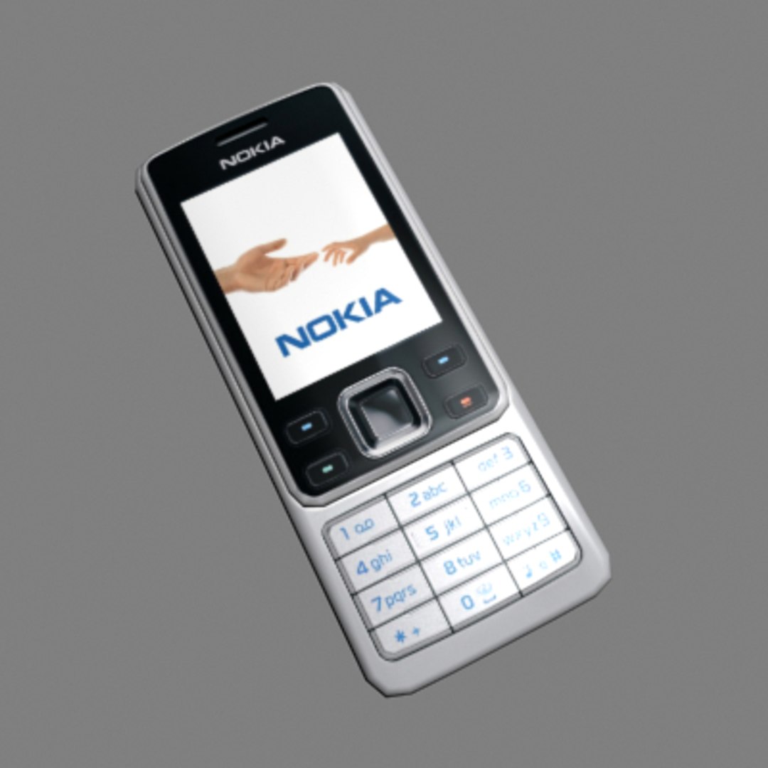 3d Model Nokia 6300 Cell Phone