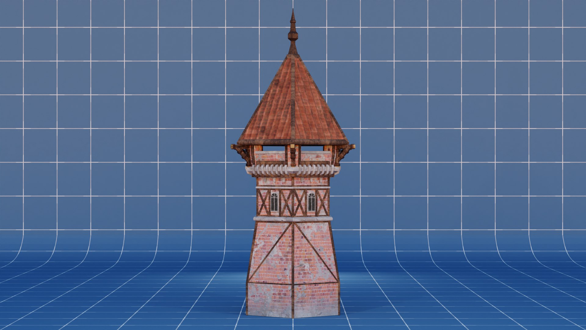 Medieval Watchtower 02 3D Model - TurboSquid 2248309