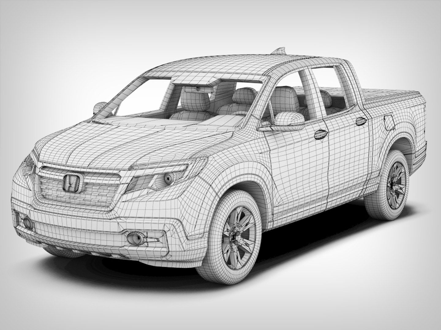 Honda Ridgeline 3D Model - TurboSquid 1295216