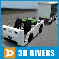 Baggage tractor updated by 3DRivers