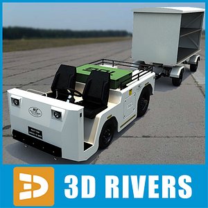 Baggage tractor updated by 3DRivers
