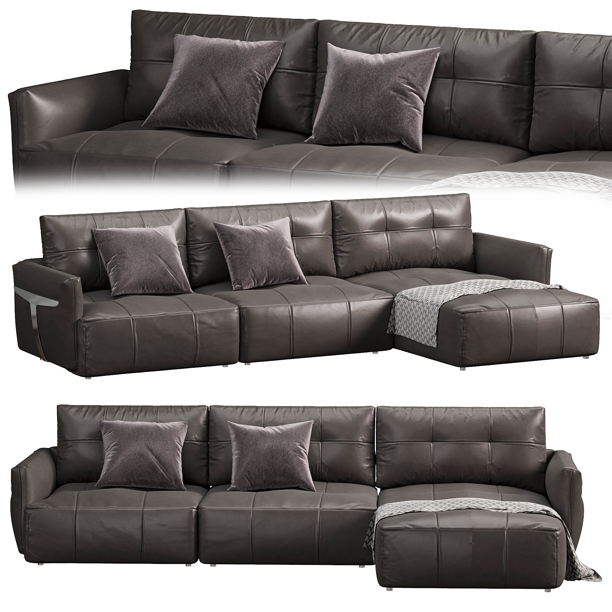 3D model Herman sofa by natuzzi italia TurboSquid 1957123