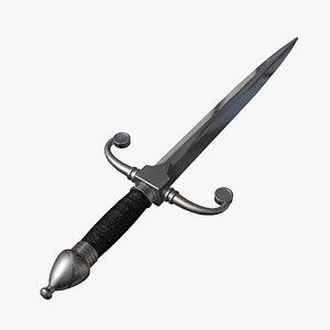 3d stiletto dagger knife