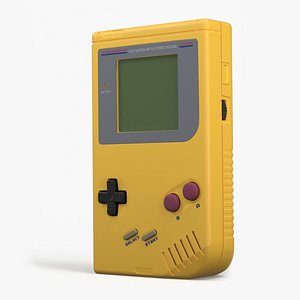 Retro Handheld Gaming Console 3D