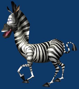 free madagascar marty 3d model