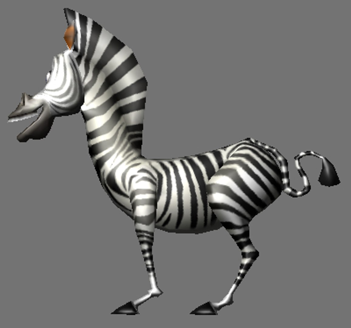 Free Madagascar Marty 3d Model