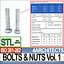Bolts Nuts Vol 1 ISO 261 262 STL Printable