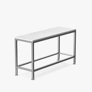 Low Shelf Silver 3D model