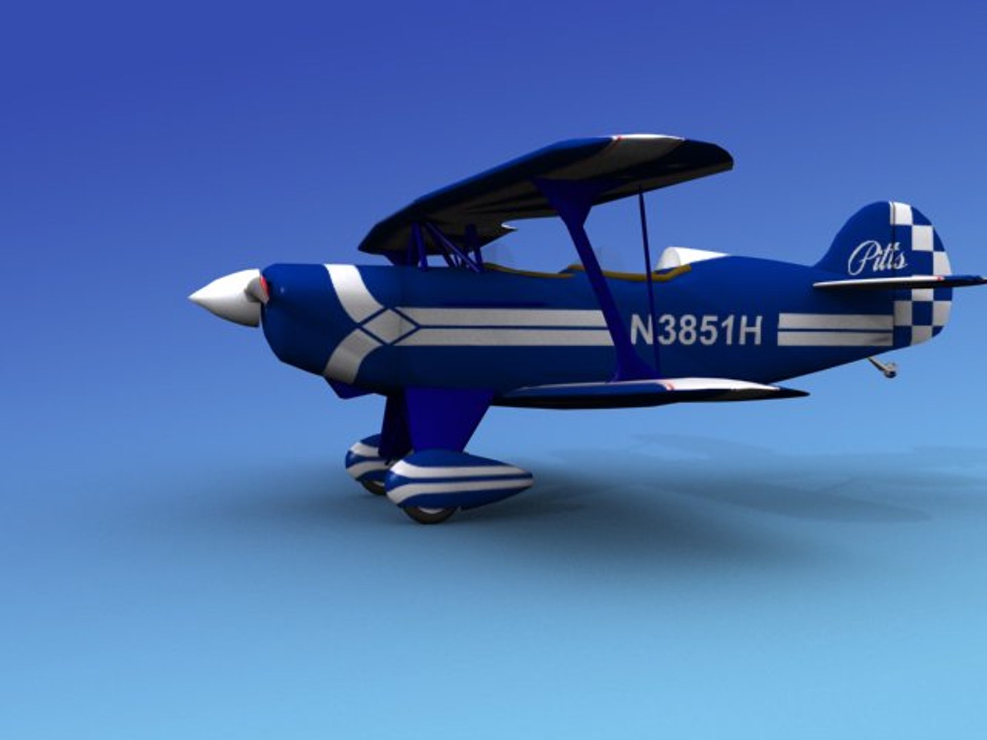 Propeller Pitts Special 3d Max