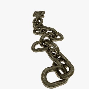 3d model steel chain