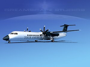 3d model dhc-8-400 dhc 400